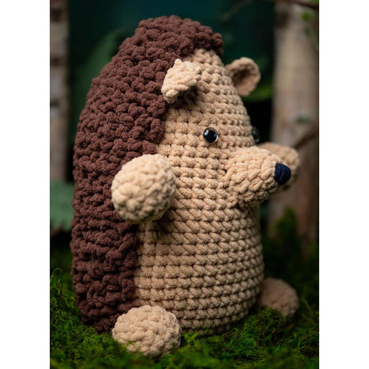 Lion Brand Out of the Woods Hedgehog Crochet Kit