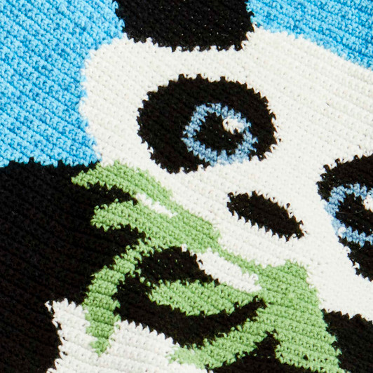 Herrschners Little Panda Blanket Crochet Kit