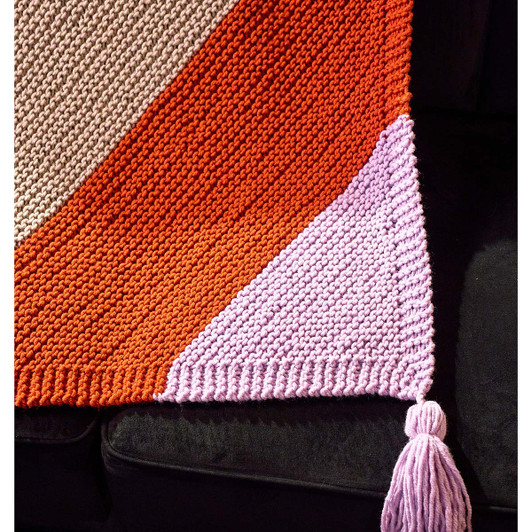 Premier Diagonal Stripes Blanket Knit Kit