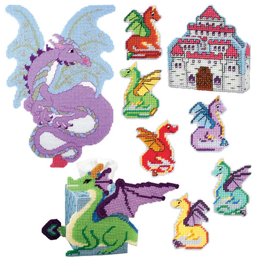 Herrschners Dragons Collection Plastic Canvas