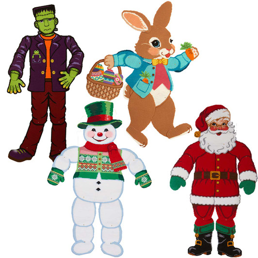 Herrschners Holidays Characters Set Plastic Canvas Kit