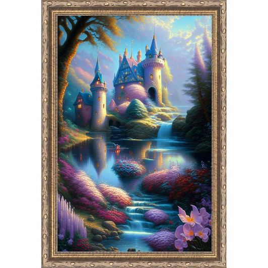 Sunrays Creations Needlearts Dream Castle Chart & Fabric
