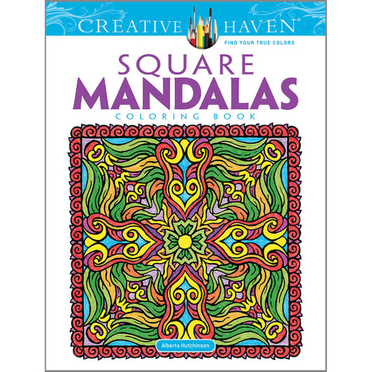 Dover Square Mandalas Coloring Book