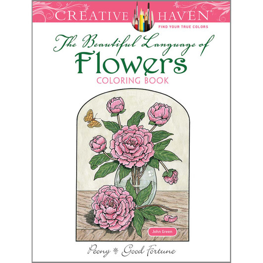 Dover Beautiful Language of Flowers Coloring Book