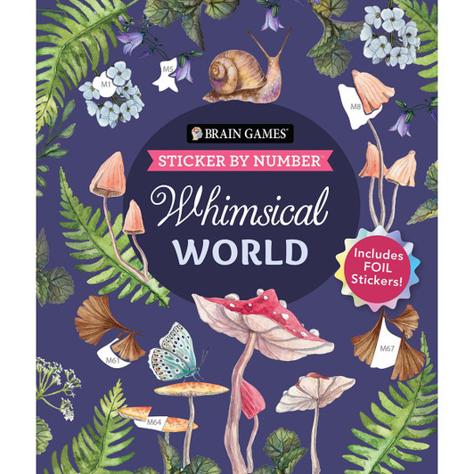 Brain Games Whimsical World Sticker by Number