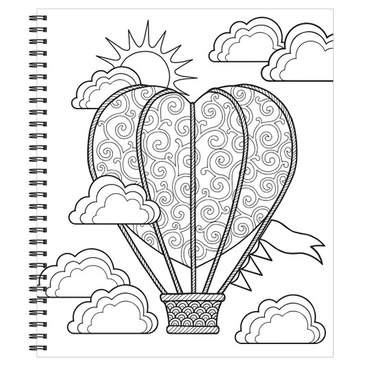 Brain Games Large Print Stress Free Coloring Book