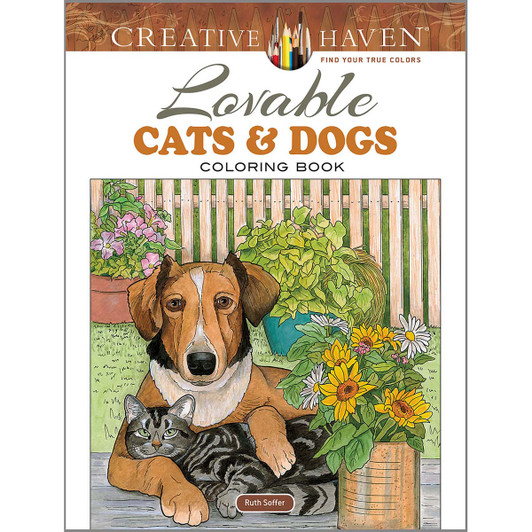 Dover Loveable Cats & Dogs Coloring Book
