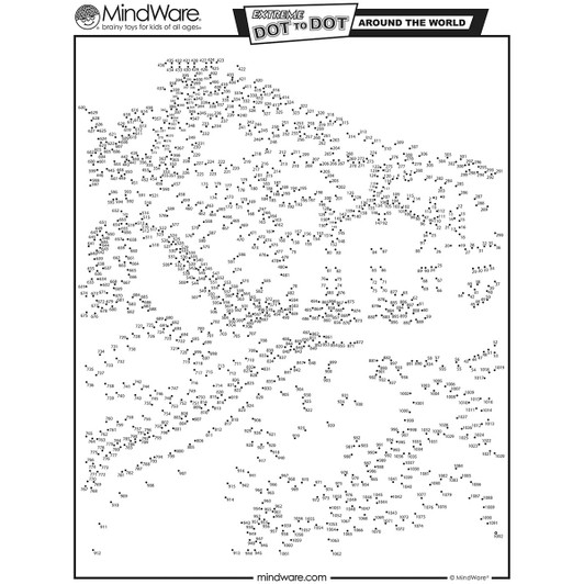 MindWare  Around the World Dot to Dot Book
