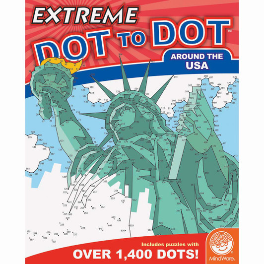 MindWare  Around the USA Dot to Dot Book