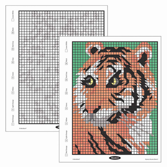 MindWare  Mystery Mosaics # 2 Color by Number Coloring Book