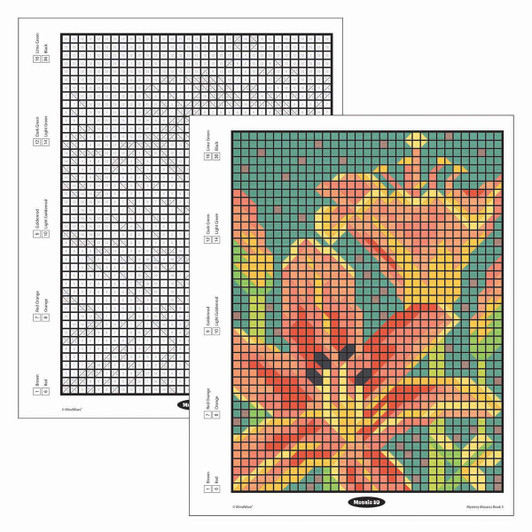 MindWare  Mystery Mosaics # 5 Color by Number Coloring Book