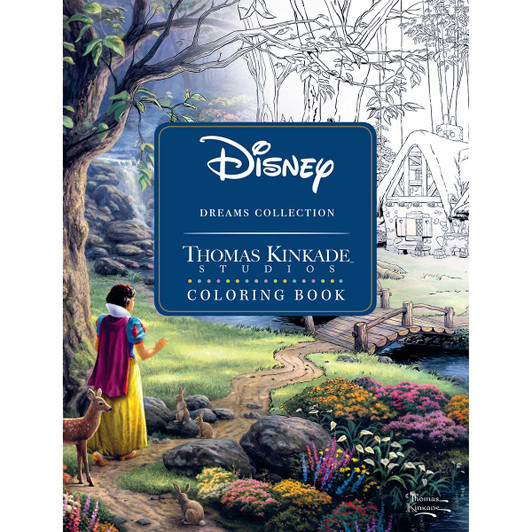 Simon & Schuster Disney Dreams Thomas Kinkade Color by Number Coloring Book