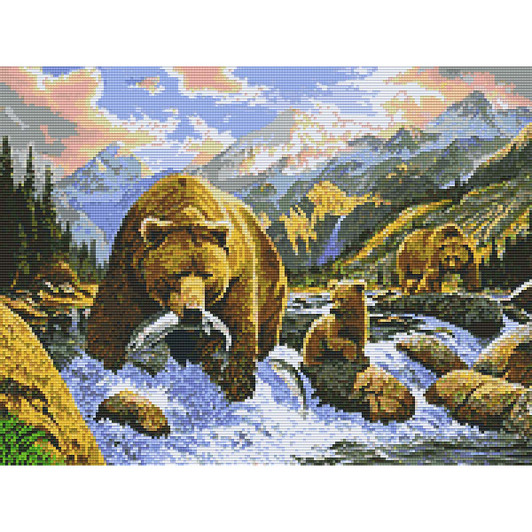 PixelHobby Bear & Cubs Mosaic Art Kit