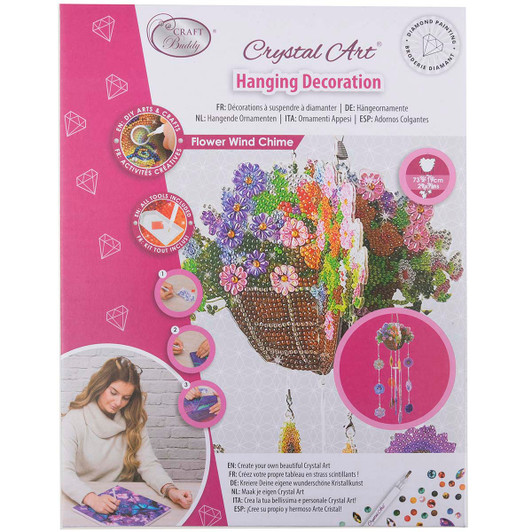 Craft Buddy Flower Wind Chime Diamond Painting
