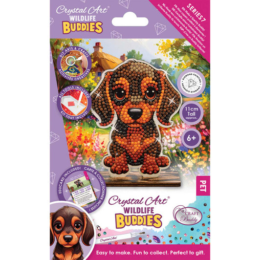 Crystal Art Puppy Buddies Diamond Painting