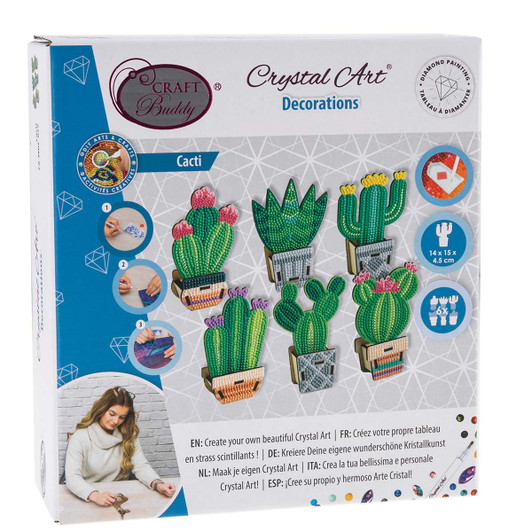 Crystal Art Cacti Set Diamond Painting