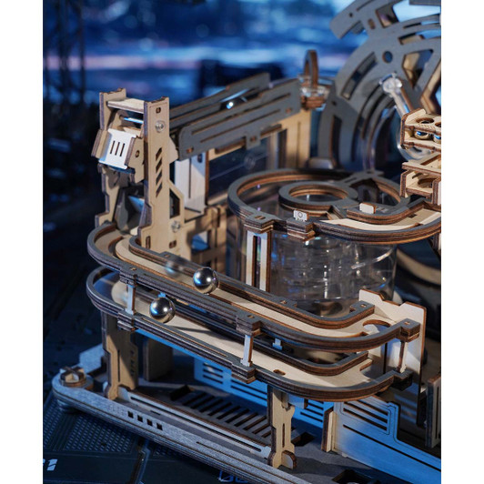 Robotime Spaceport Marble Run Model - Wood