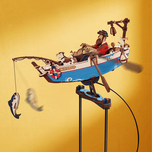 Robotime Ocean Fisher Pendulum Balance Model - Wood
