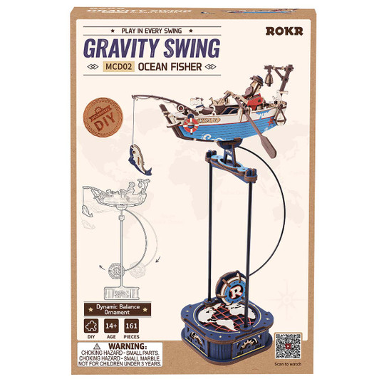 Robotime Ocean Fisher Pendulum Balance Model - Wood