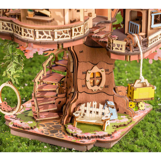 Robotime Sakura Tree House Model - Wood