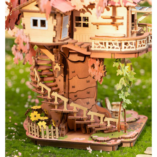 Robotime Sakura Tree House Model - Wood