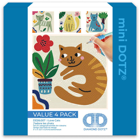 Diamond Dotz Mini Dotz I Love Cats Diamond Painting