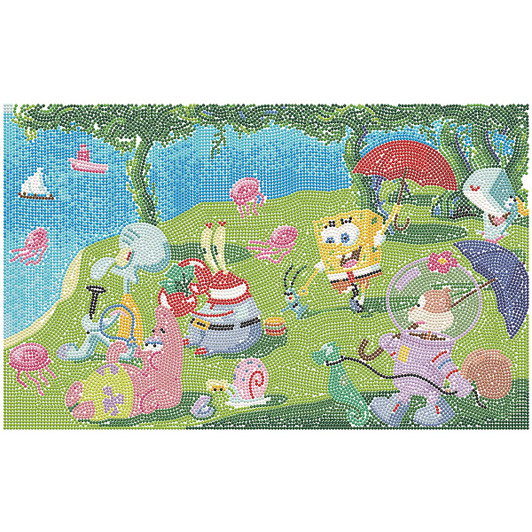 Diamond Dotz Spongebob, A Sunday Afternoon Diamond Painting