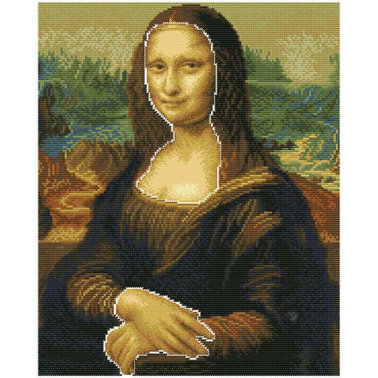 Diamond Dotz Mona Lisa Diamond Painting