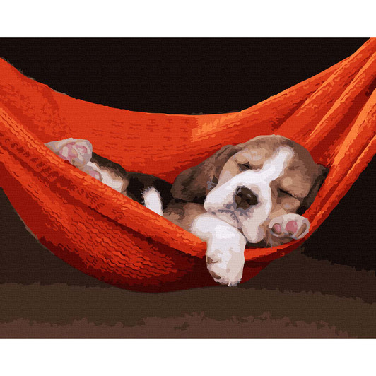 Adbrain Beagle Painting Paint by Number Kit