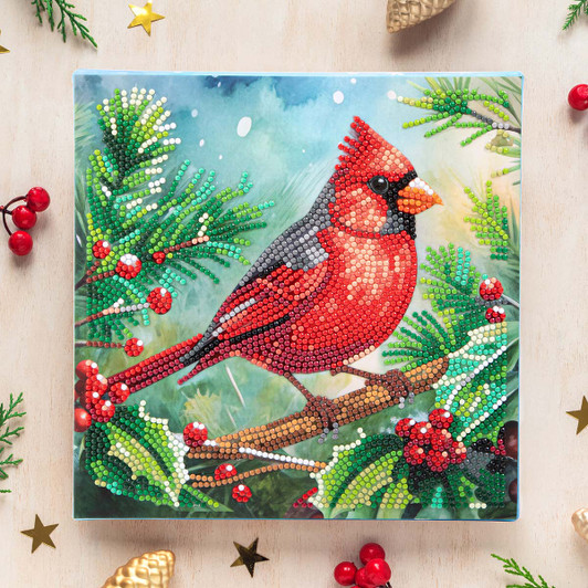 Diamond Dotz Cardinal & Holly Dotz Box Diamond Painting