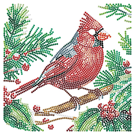 Diamond Dotz Cardinal & Holly Dotz Box Diamond Painting