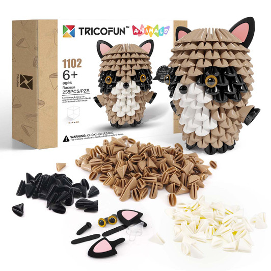 TRICOFUN  Racoon Building Kit Model