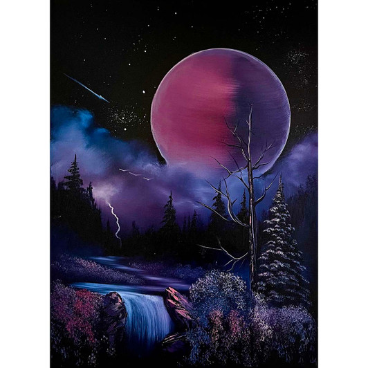 Diamond Art Club Blood Moon Falls Diamond Painting