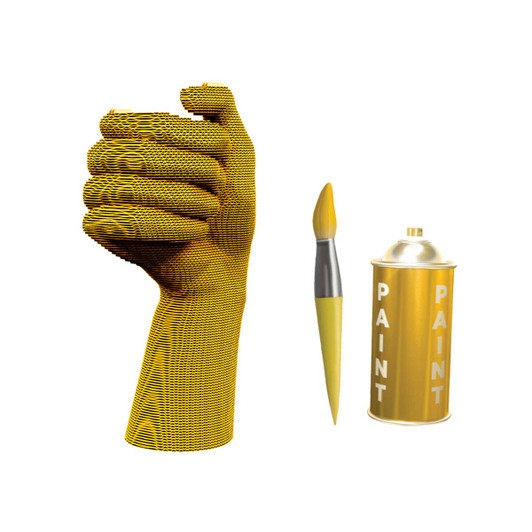 Cartonic Hand Vase Model