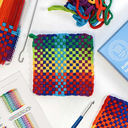 Friendly Loom Potholder Traditional Loom Craft Kit
