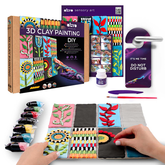 OKTO Patchwork Garden Clay Paint Set