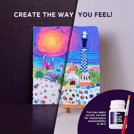 OKTO Park Guell Barcelona Clay Paint Set