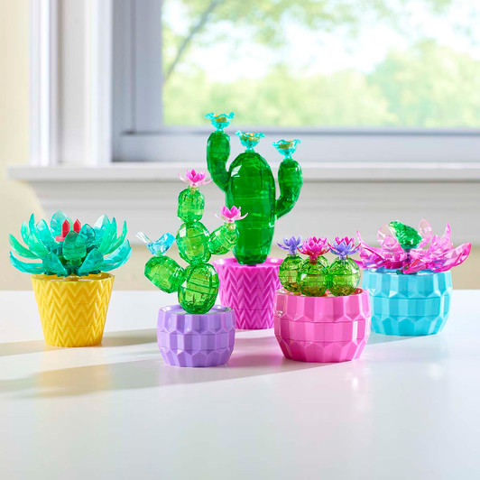 Rose Art Crystal Gem Creations Jewel Succulents Model