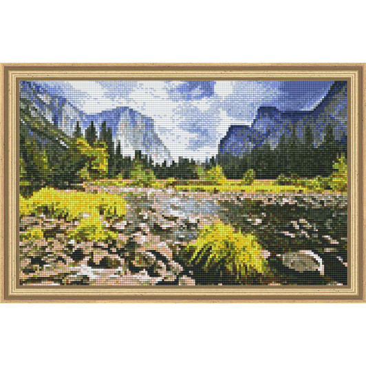 PixelHobby Yosemite Valley Photo Kit & Frame Mosaic Art Kit