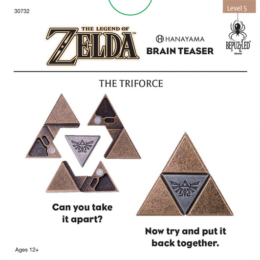 University Games Legend of Zelda Triforce Brainteaser Game