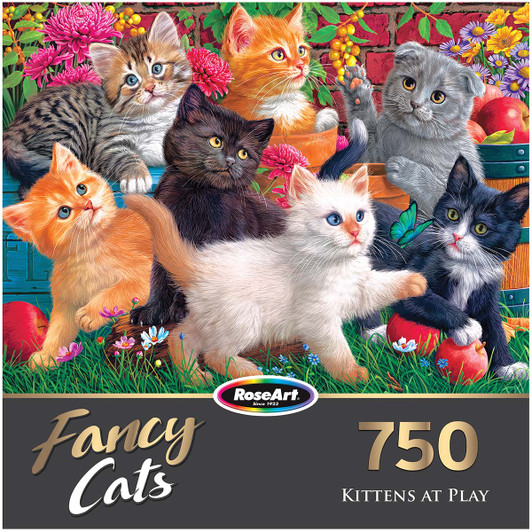Rose Art Kittens at Play Jigsaw Puzzle