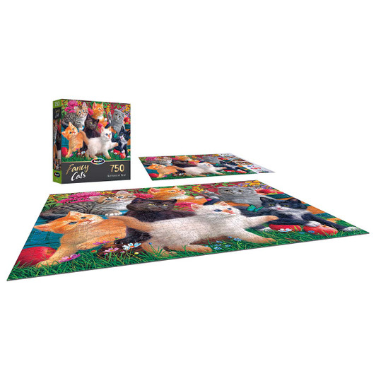 Rose Art Kittens at Play Jigsaw Puzzle
