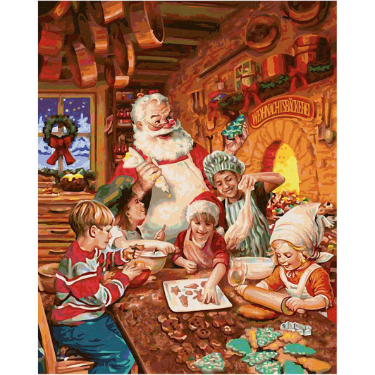 Schipper Christmas Baking Paint by Number Kit