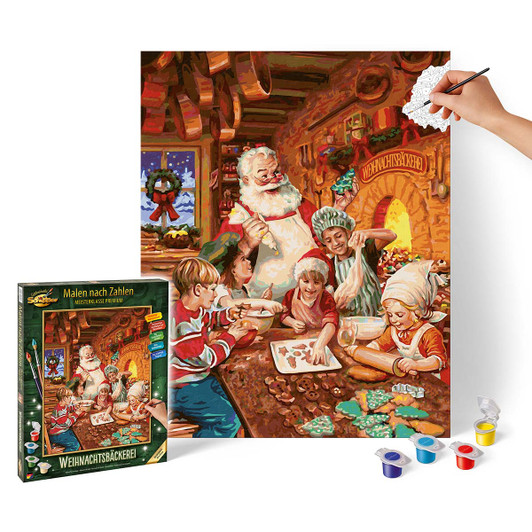 Schipper Christmas Baking Paint by Number Kit