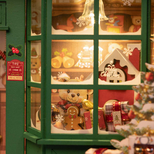 Robotime Santa's Toy Shop Model - Wood