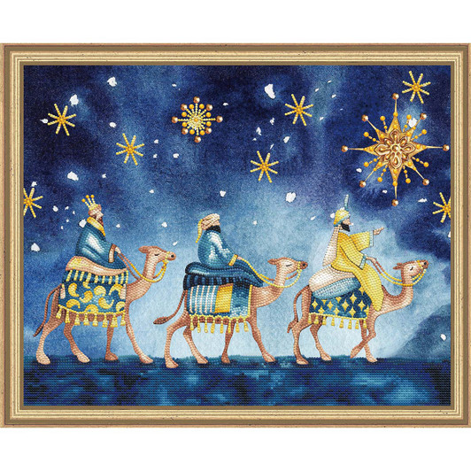 Diamond Dotz Three Wise Kings Kit & Frame Diamond Painting