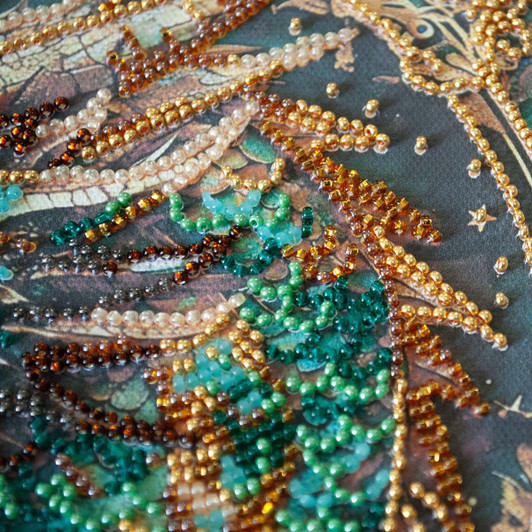 Abris Art Breath of Fire Beaded Embroidery Kit