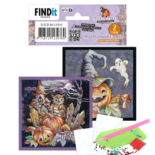 Dotty Designs Trick or Treat Mini Cards Diamond Painting
