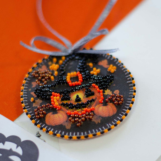Abris Art Festive Halloween Beaded Embroidery Kit