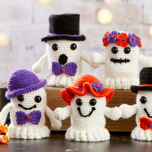Herrschners Boo Buddy Ornaments Crochet Kit